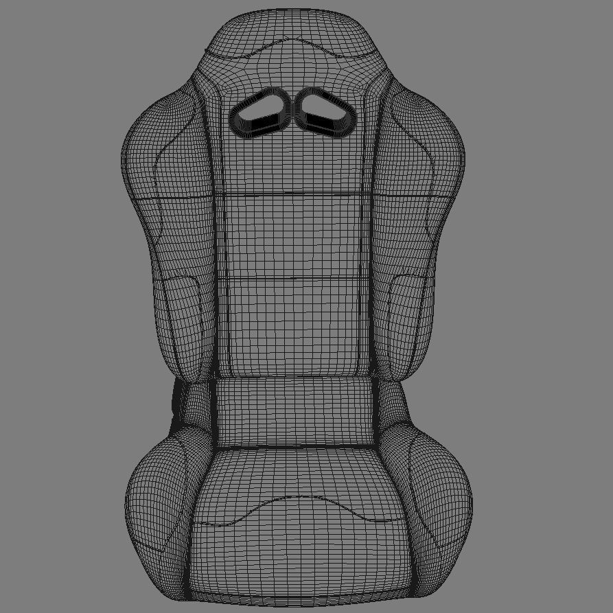 TKs Racing Seat Free 3D model_11