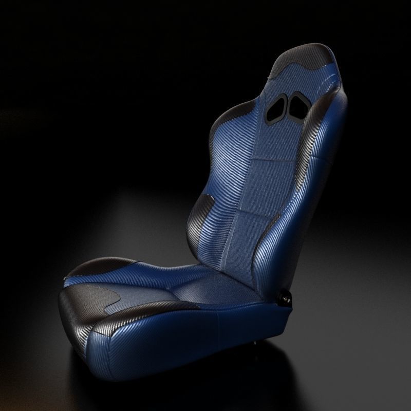 TKs Racing Seat Free 3D model_3