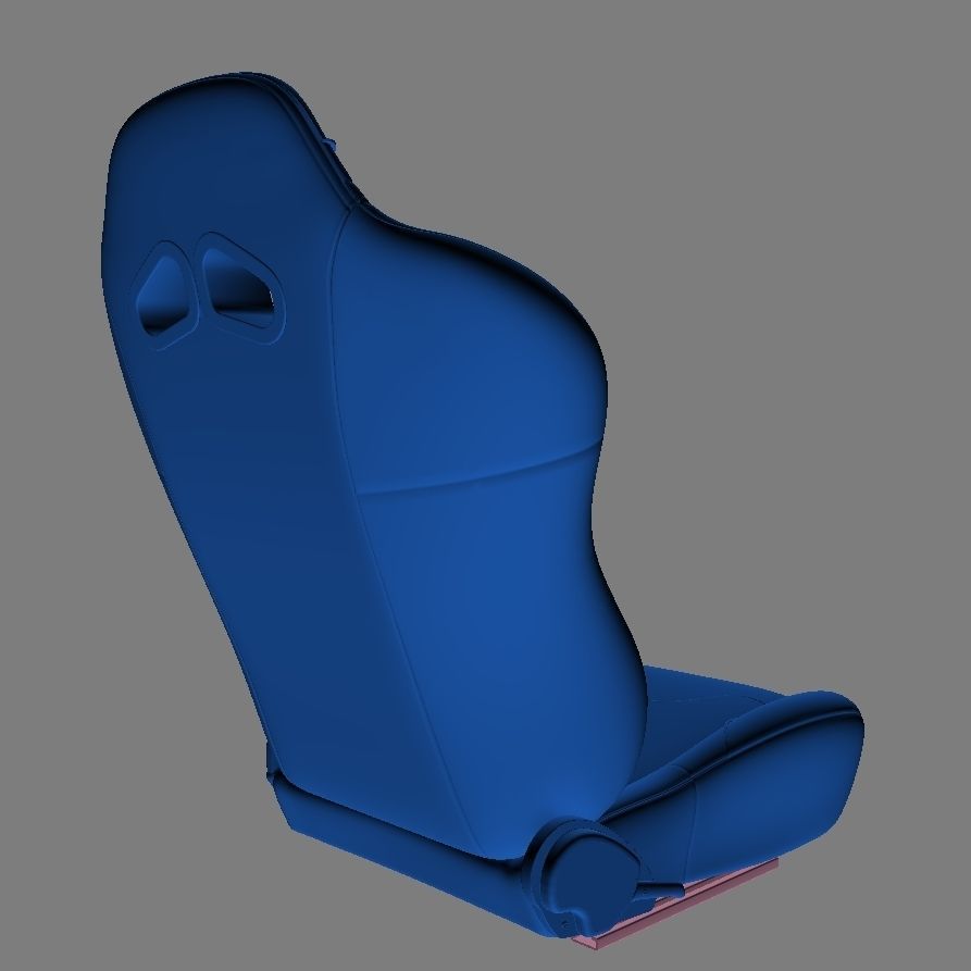 TKs Racing Seat Free 3D model_6
