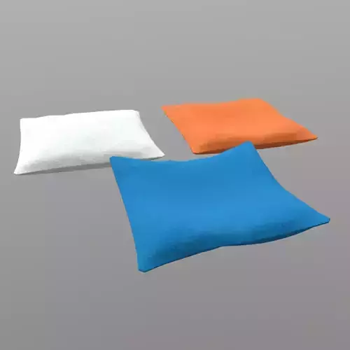 CC0 - Pillow three pillows Free low-poly 3D model