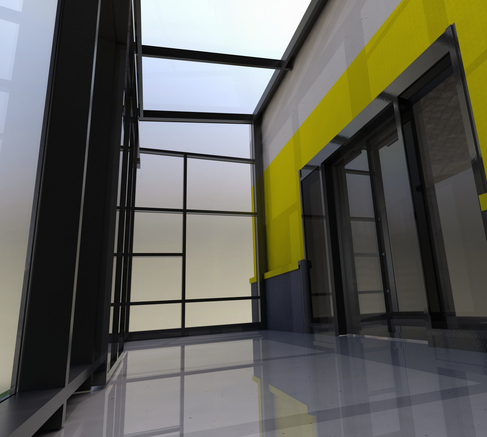 Entrance vestibule 3D model_9