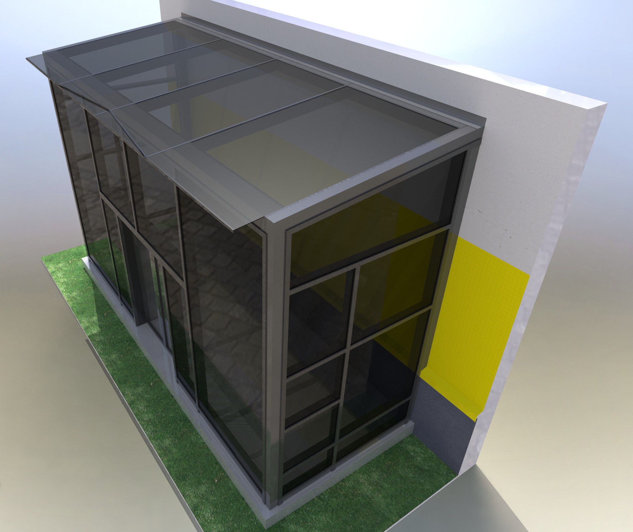 Entrance vestibule 3D model_5
