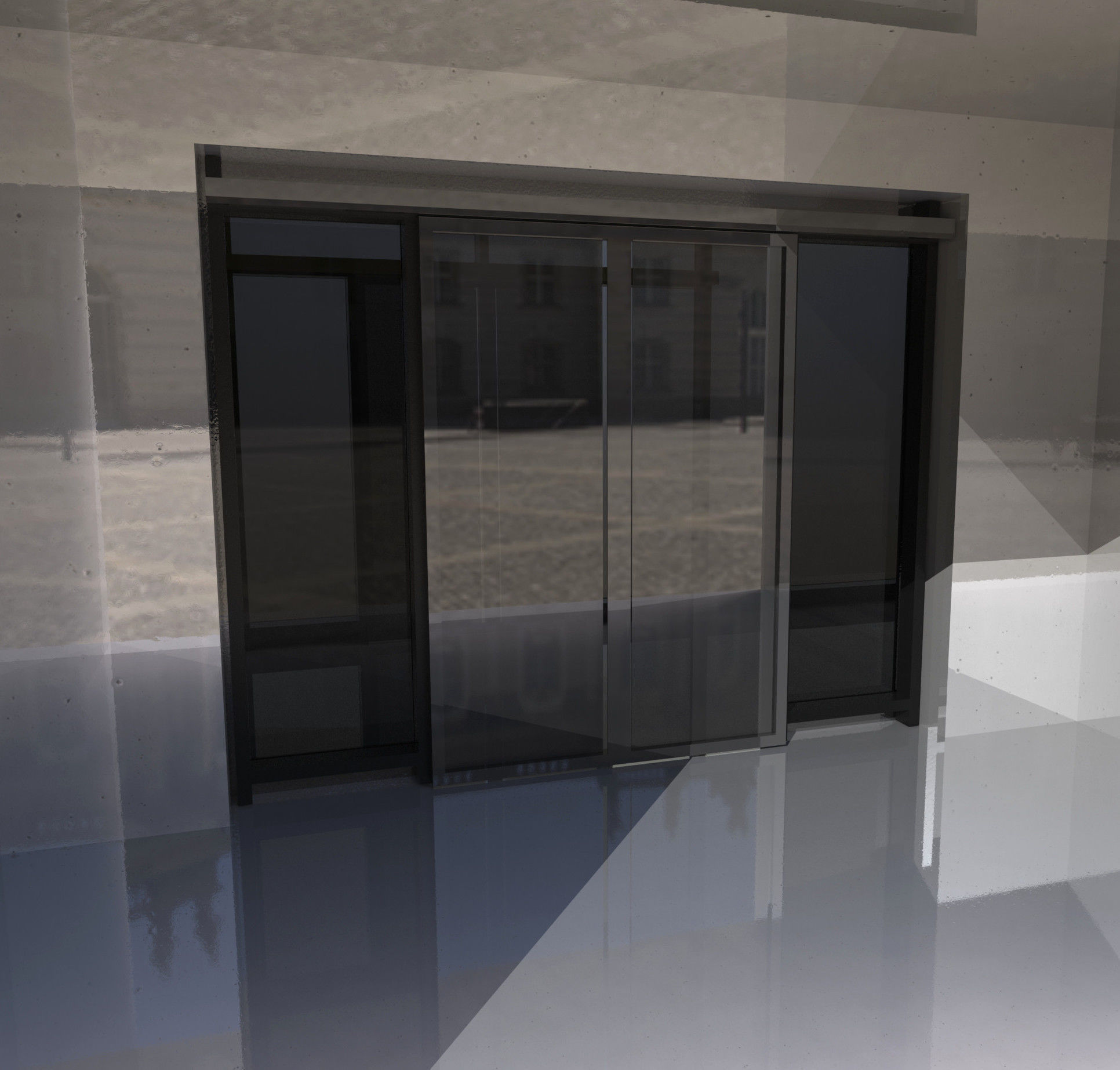 Entrance vestibule 3D model_8