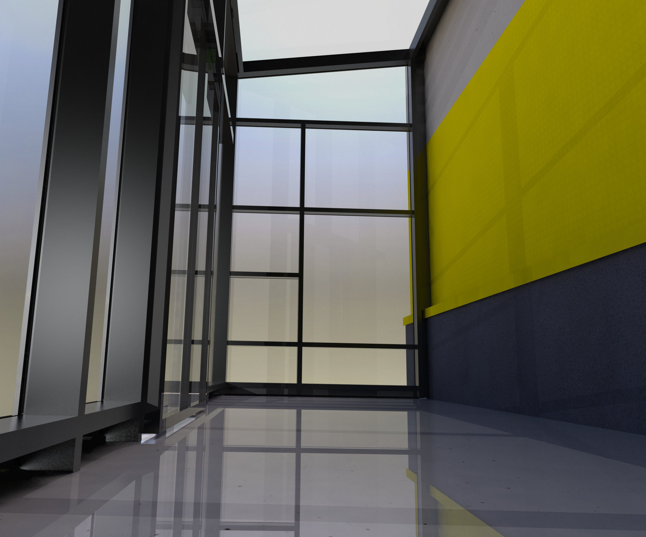 Entrance vestibule 3D model_2