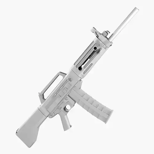 USAS 12 Shotgun High Poly