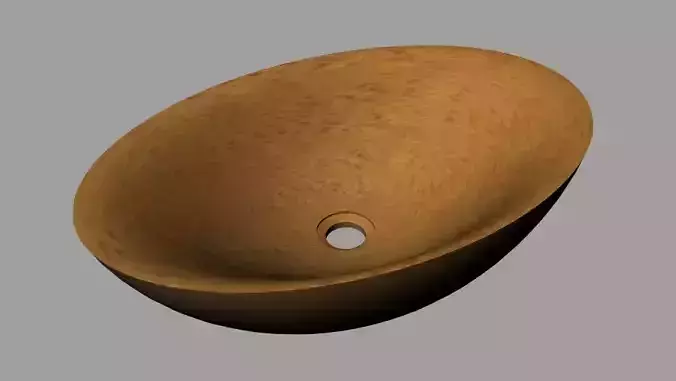 Wooden sink Free 3D model