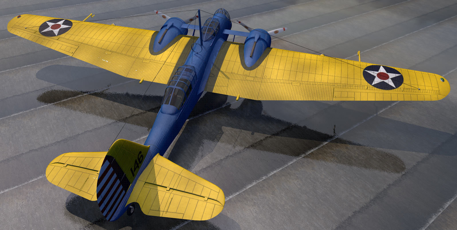 Martin B-10B 3D model_5