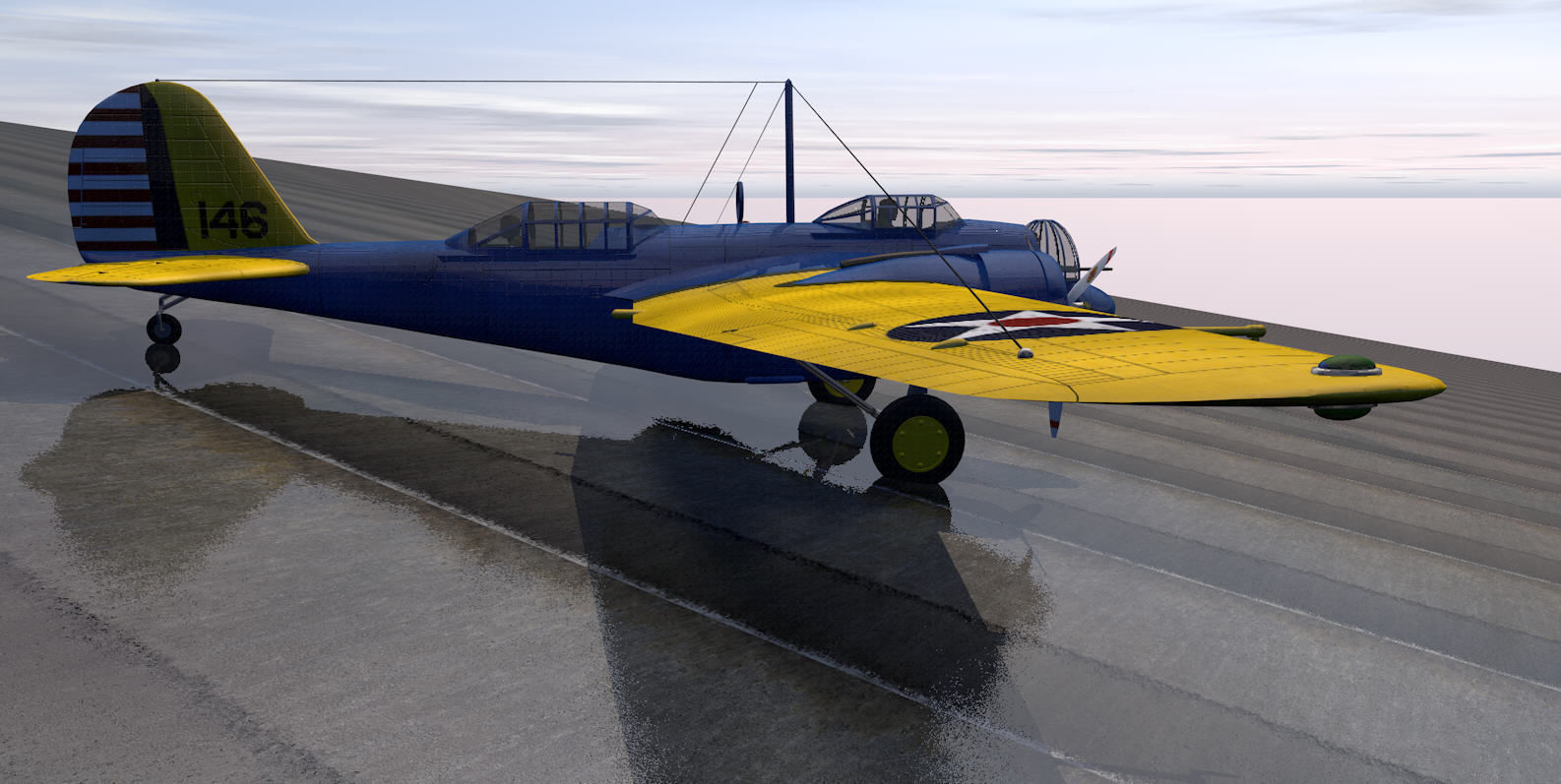 Martin B-10B 3D model_7