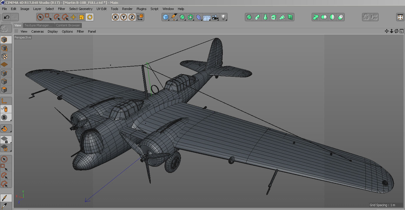 Martin B-10B 3D model_13