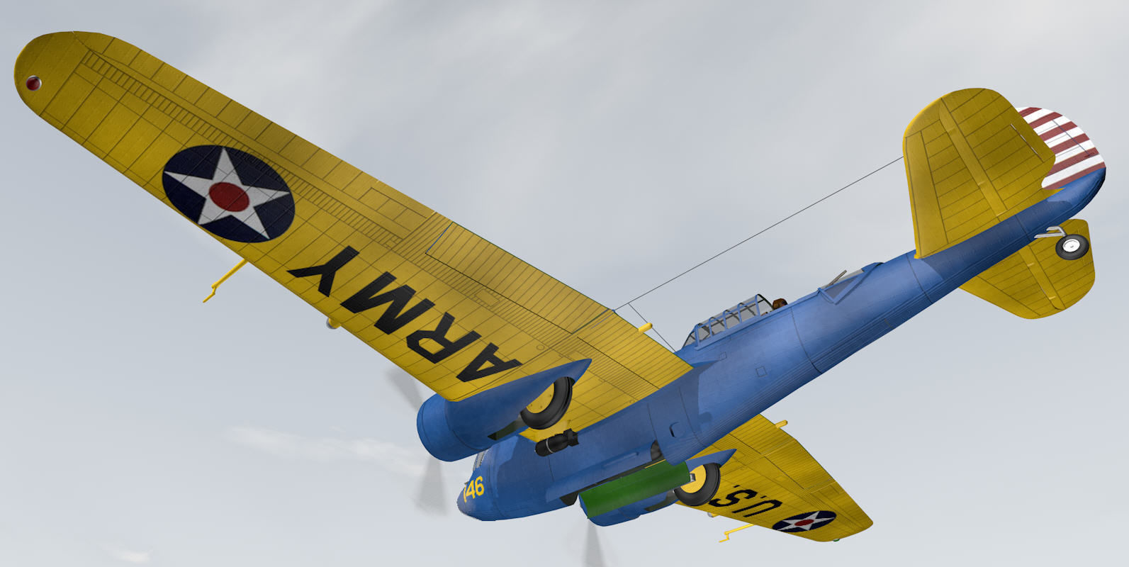 Martin B-10B 3D model_11