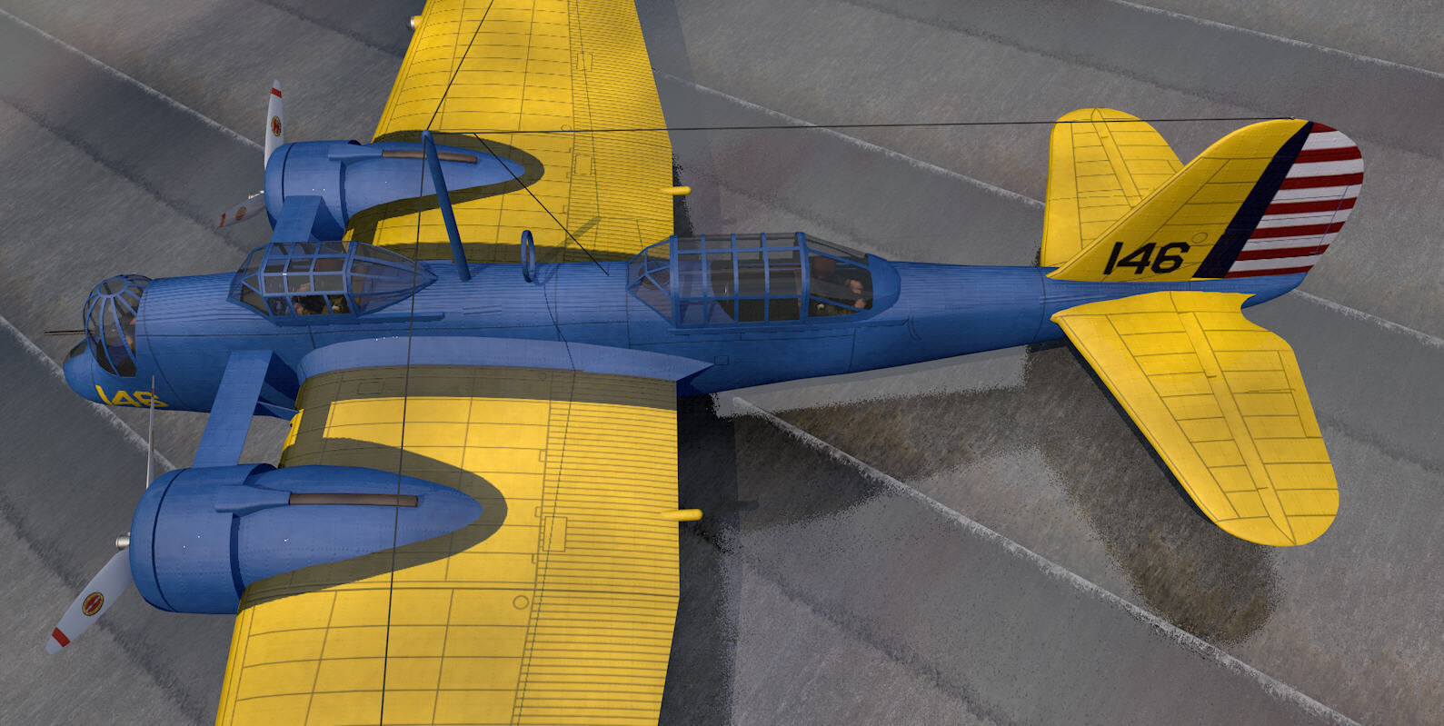 Martin B-10B 3D model_4