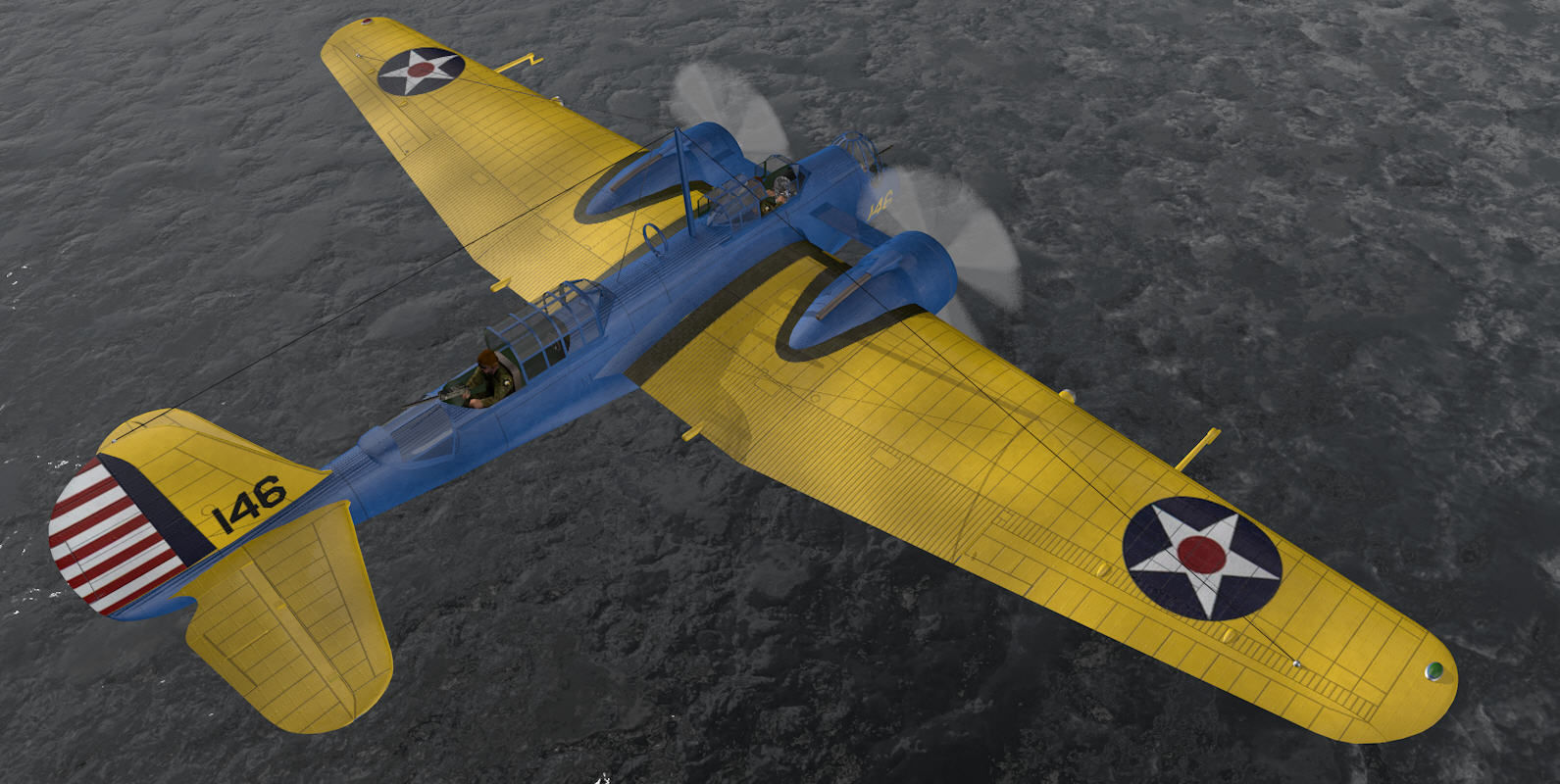 Martin B-10B 3D model_9