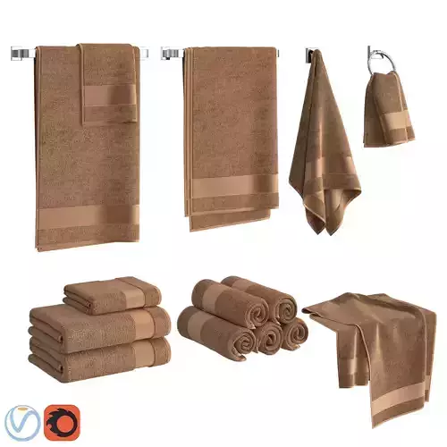 Gold Towels Set 