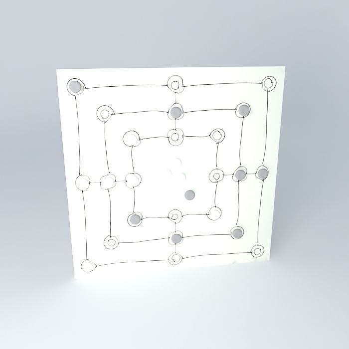 Ludo + Nine Men's Morris Free 3D model_2