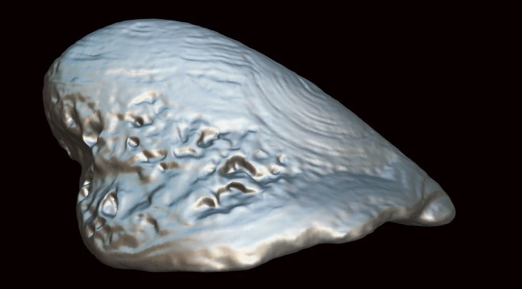 Agate gem green 20 3D model_6