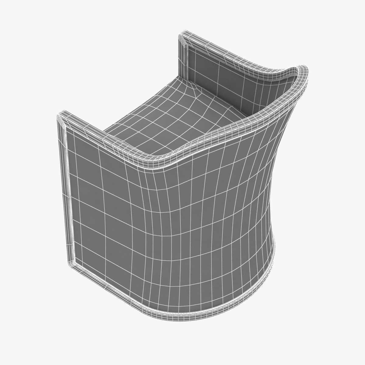 Palecek Almario Arm Chair 3d model 3D model_10