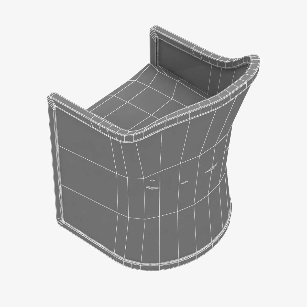 Palecek Almario Arm Chair 3d model 3D model_9