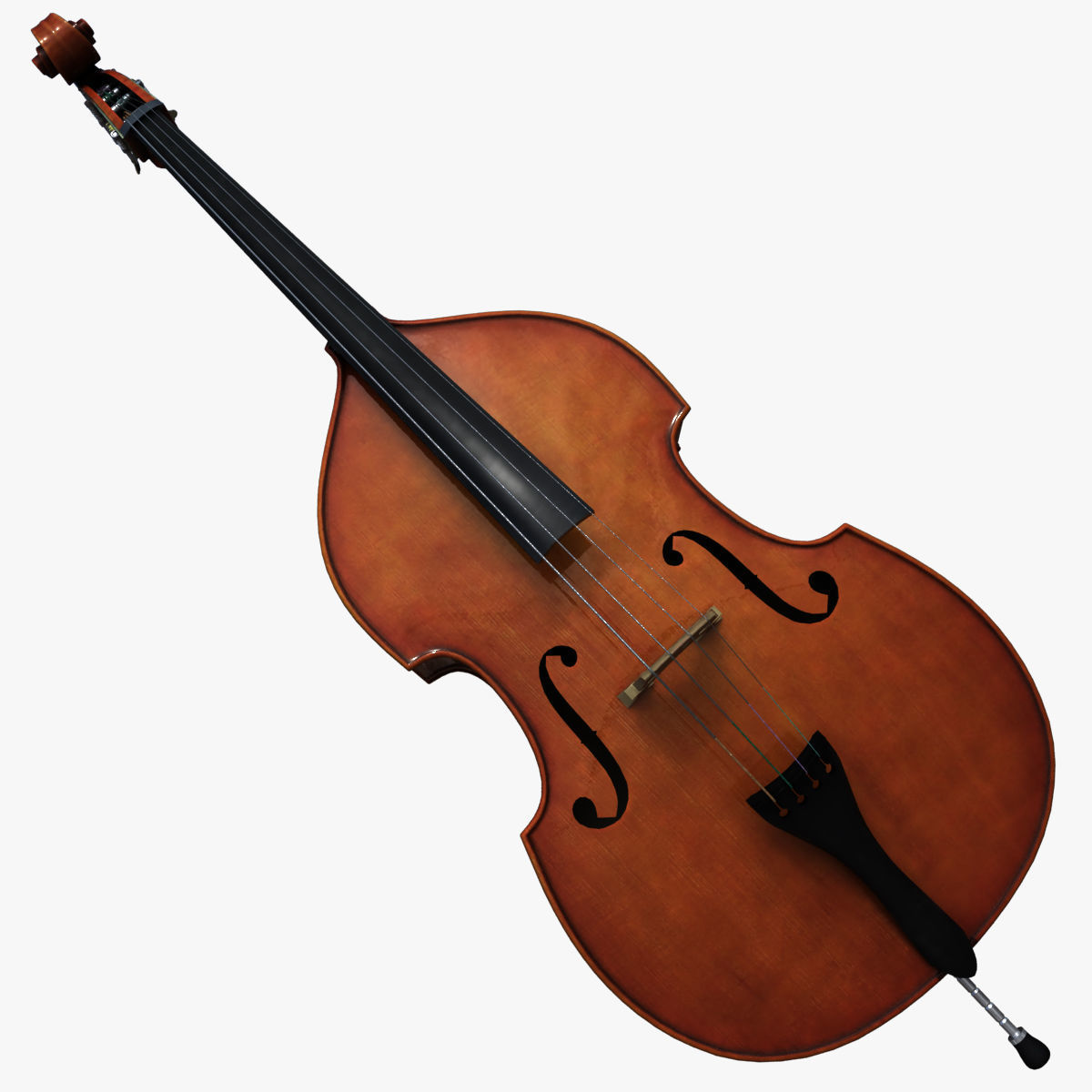 Contrabass double bass 3D model_8