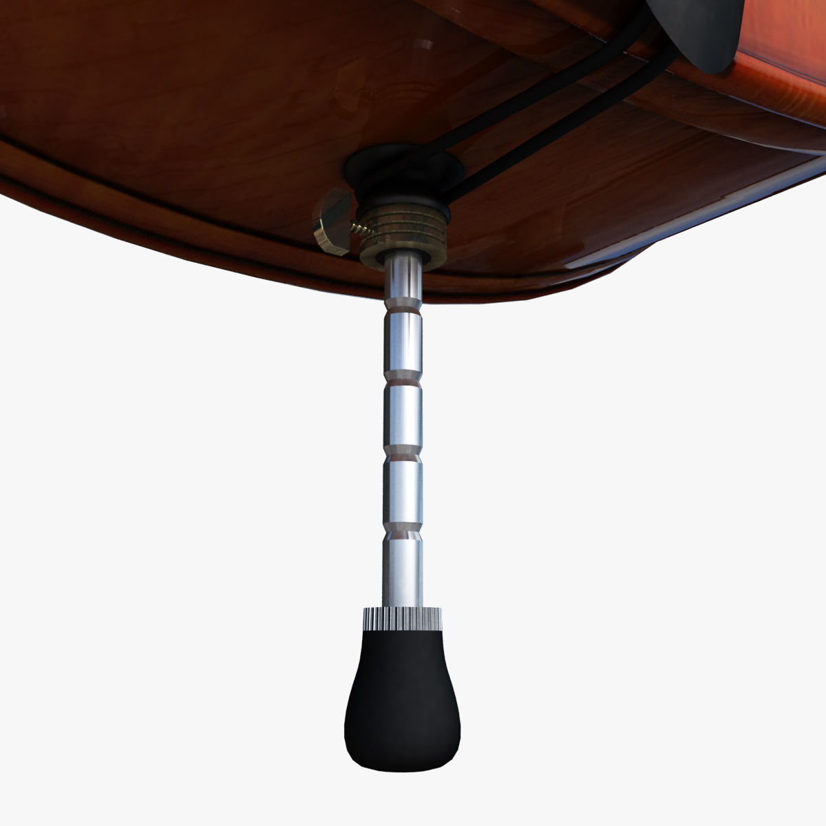 Contrabass double bass 3D model_7
