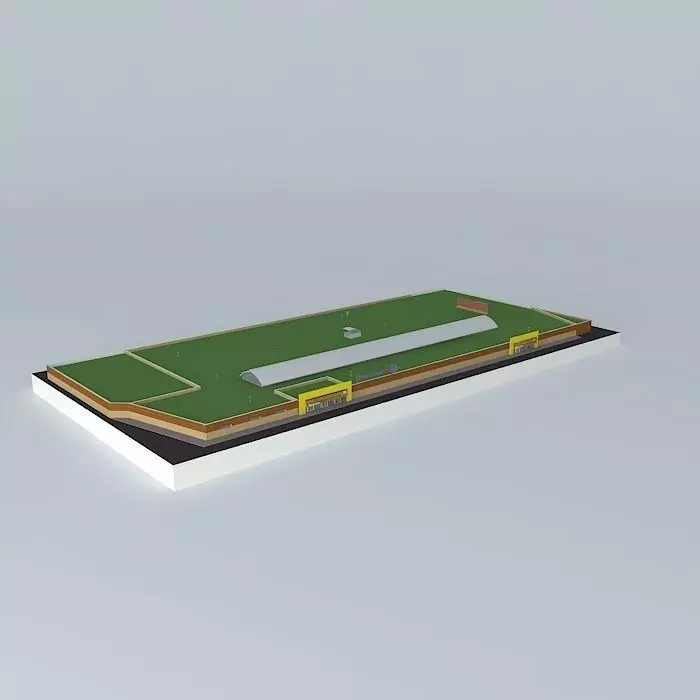 Hypermarket Carrefour Foreign Renovated Free 3D model