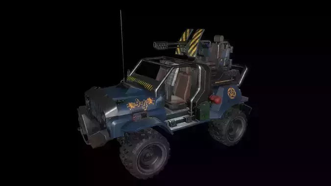 Jeep LowPoly fallout