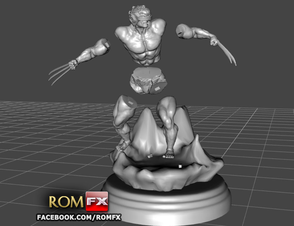 Wolverine Weapon X - Figure Printable 3D print model_19
