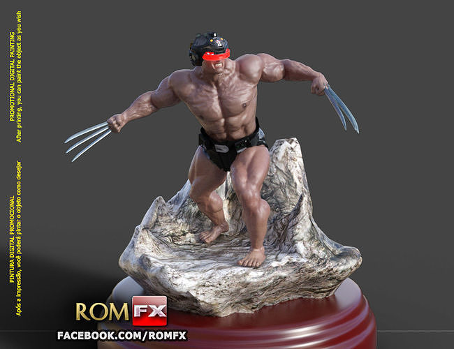 Wolverine Weapon X - Figure Printable 3D print model