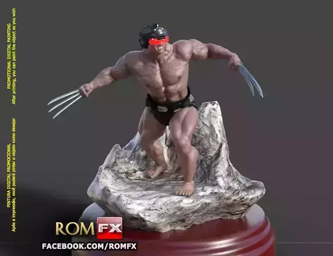 Wolverine Weapon X - Figure Printable 3D print model