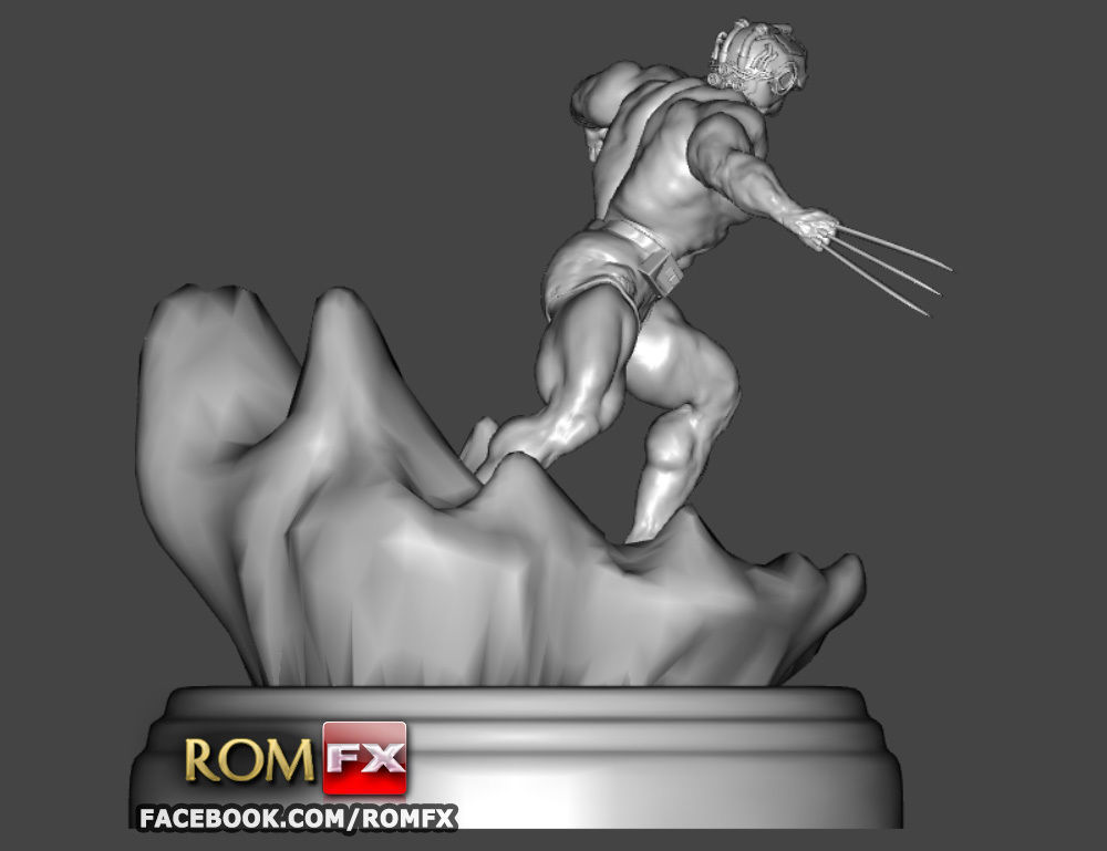 Wolverine Weapon X - Figure Printable 3D print model_3