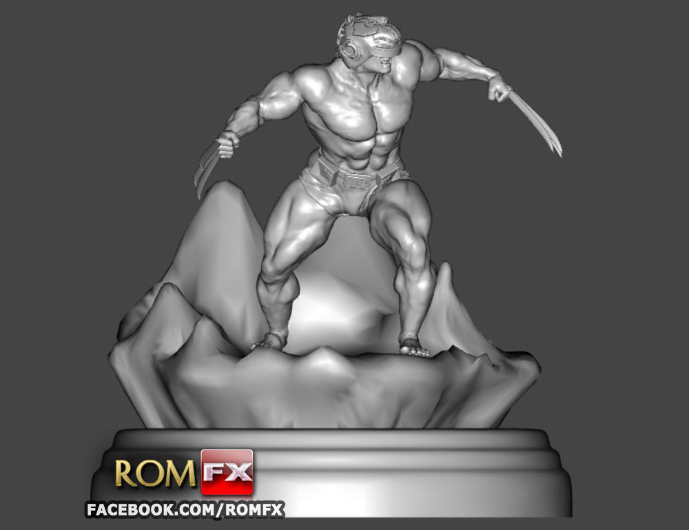 Wolverine Weapon X - Figure Printable 3D print model_1