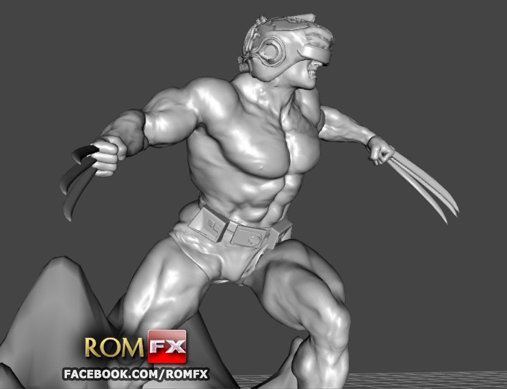 Wolverine Weapon X - Figure Printable 3D print model_18
