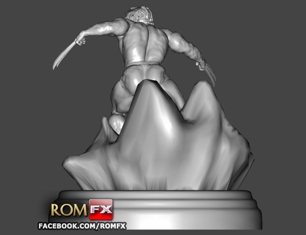 Wolverine Weapon X - Figure Printable 3D print model_4