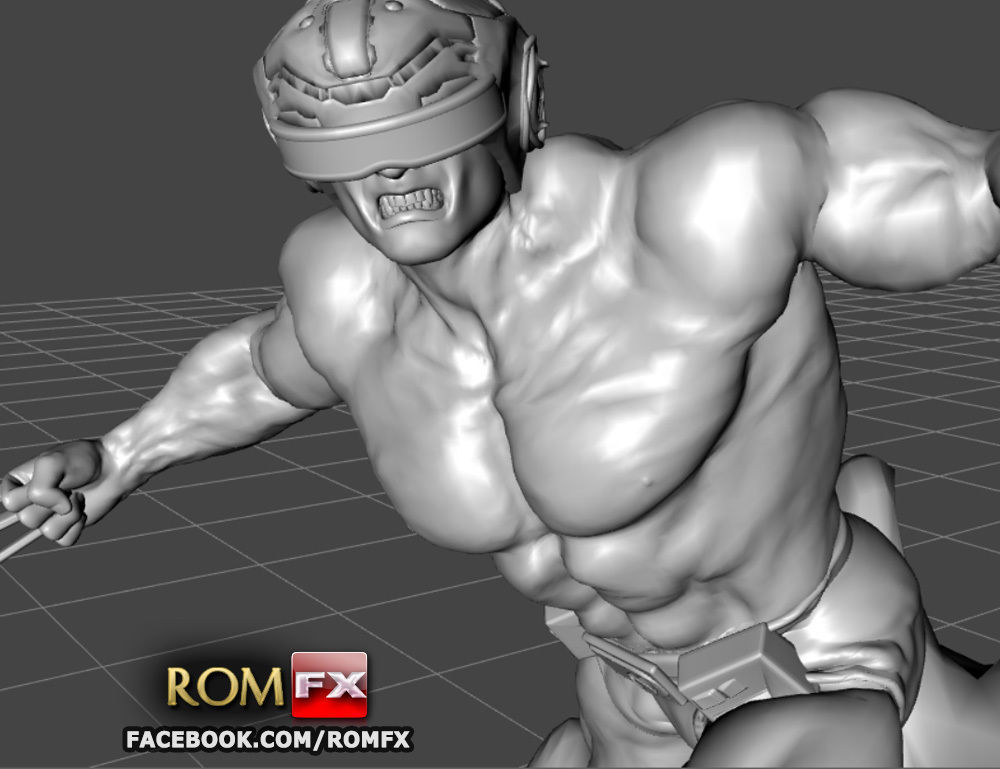 Wolverine Weapon X - Figure Printable 3D print model_13