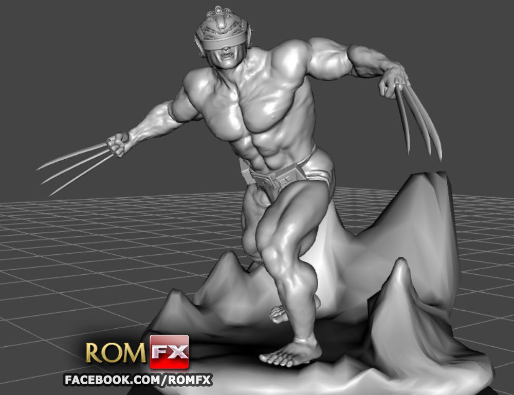 Wolverine Weapon X - Figure Printable 3D print model_10