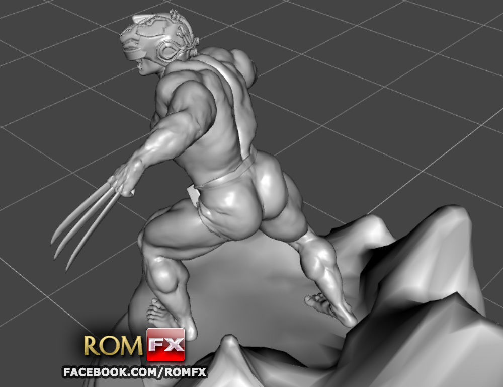 Wolverine Weapon X - Figure Printable 3D print model_7