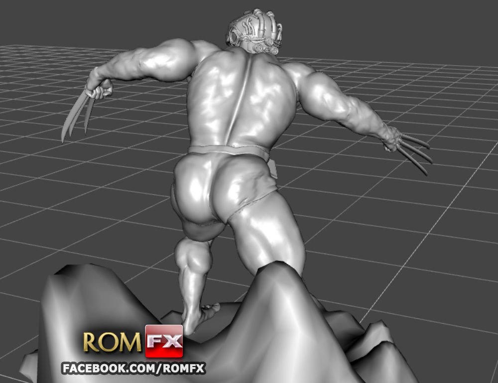 Wolverine Weapon X - Figure Printable 3D print model_9