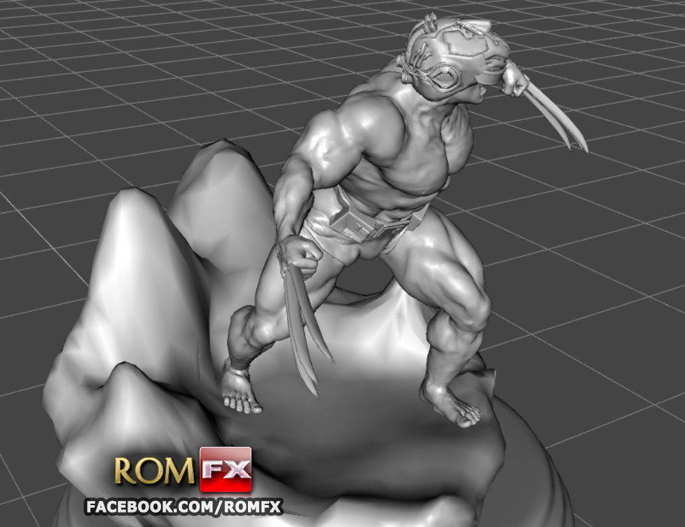 Wolverine Weapon X - Figure Printable 3D print model_8