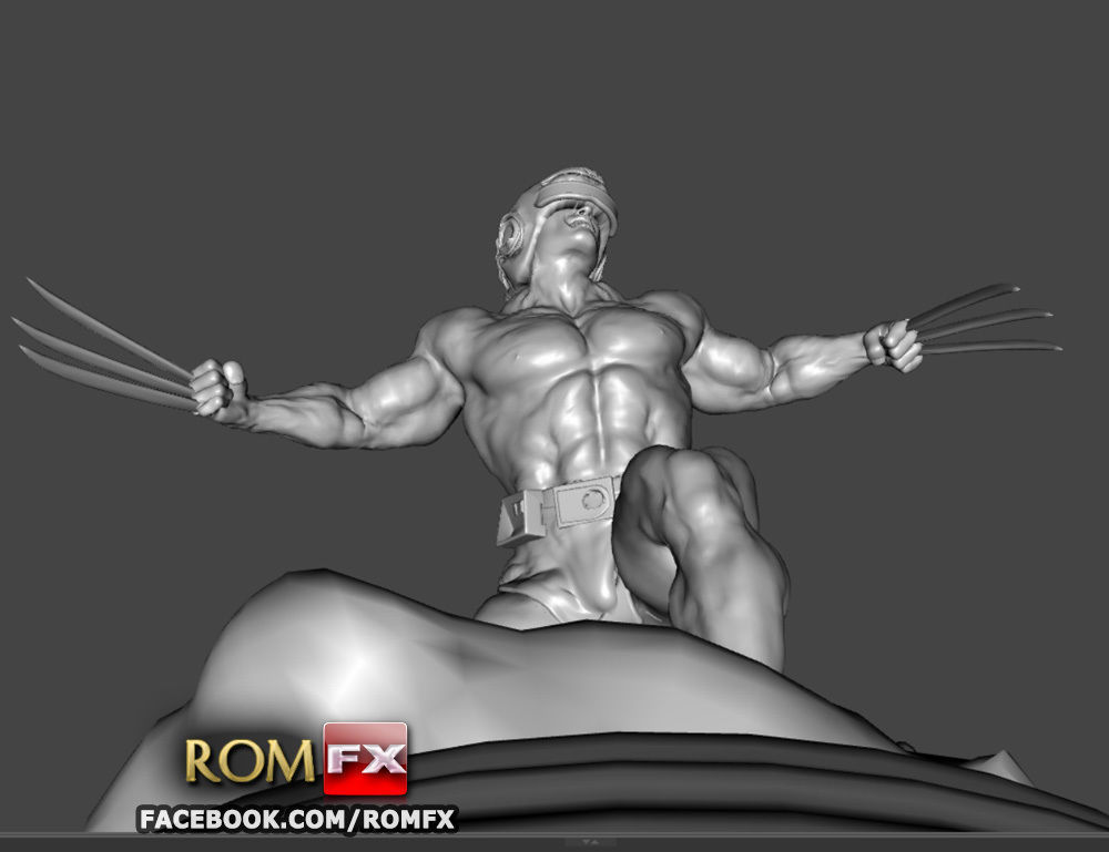 Wolverine Weapon X - Figure Printable 3D print model_16