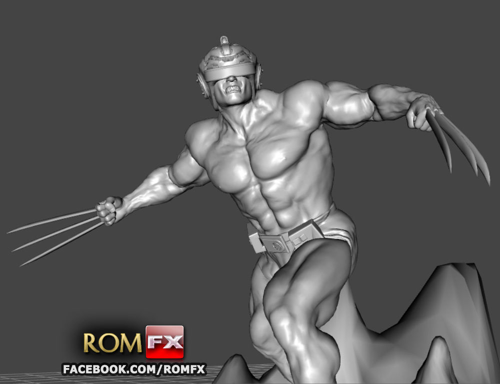 Wolverine Weapon X - Figure Printable 3D print model_17