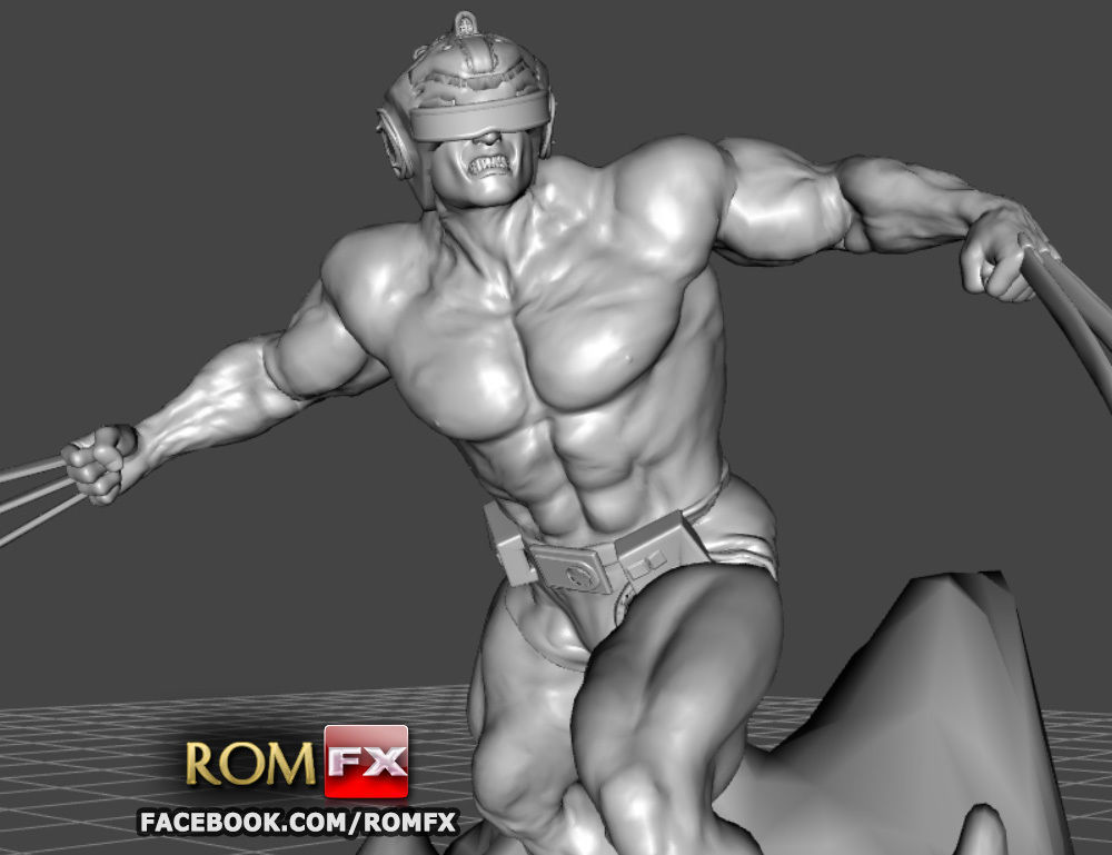 Wolverine Weapon X - Figure Printable 3D print model_11