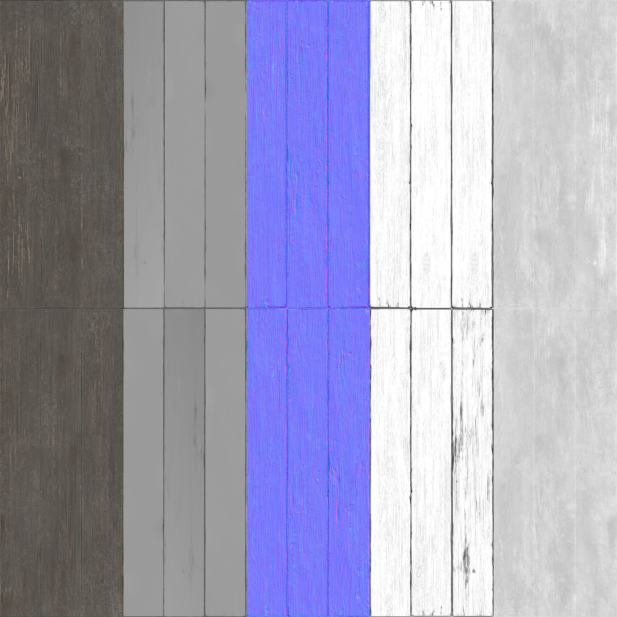 Wooden Floor PBR seamless 4K Texture_4