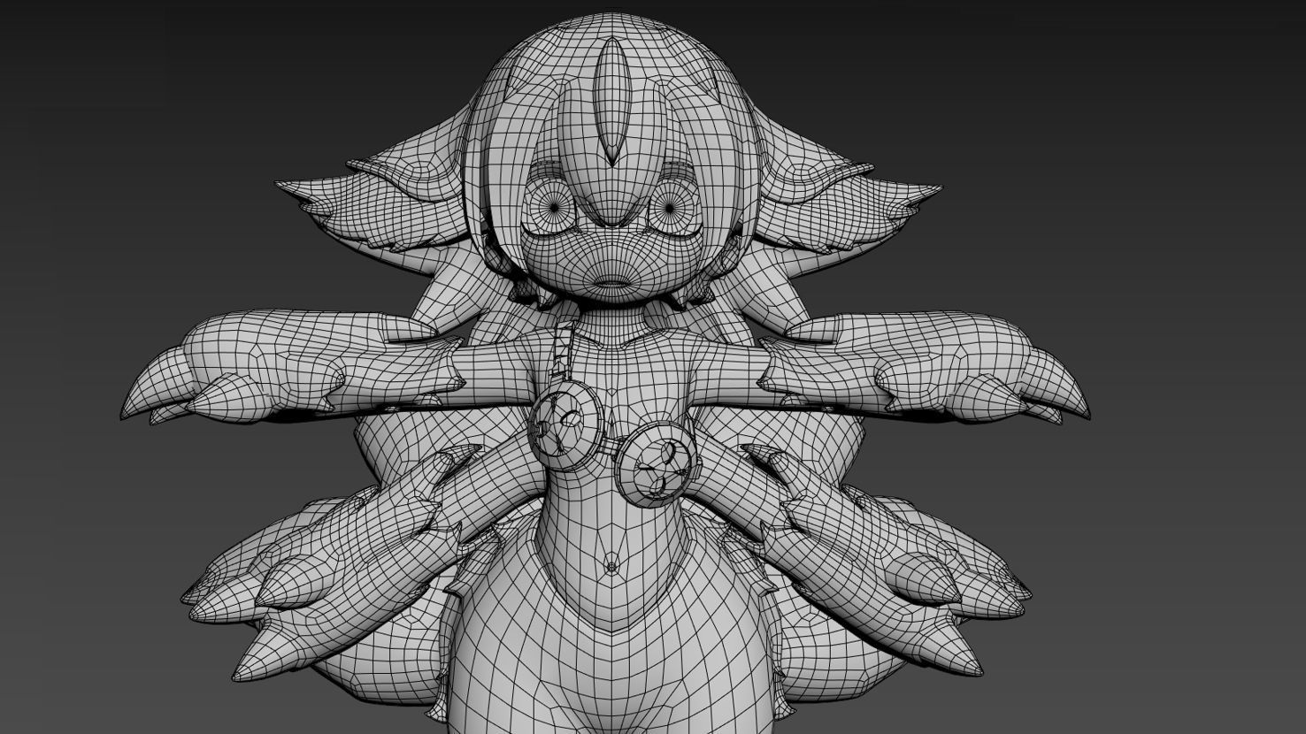 Faputa manga Made in Abyss VRChat 3D model_6