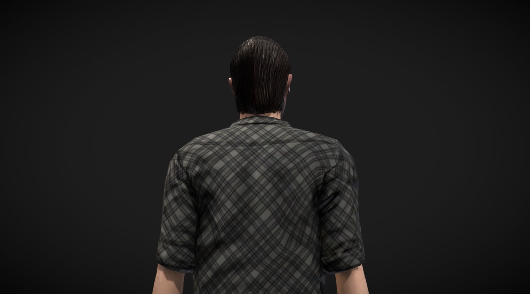 Male Character Animated Low-poly 3D model_20