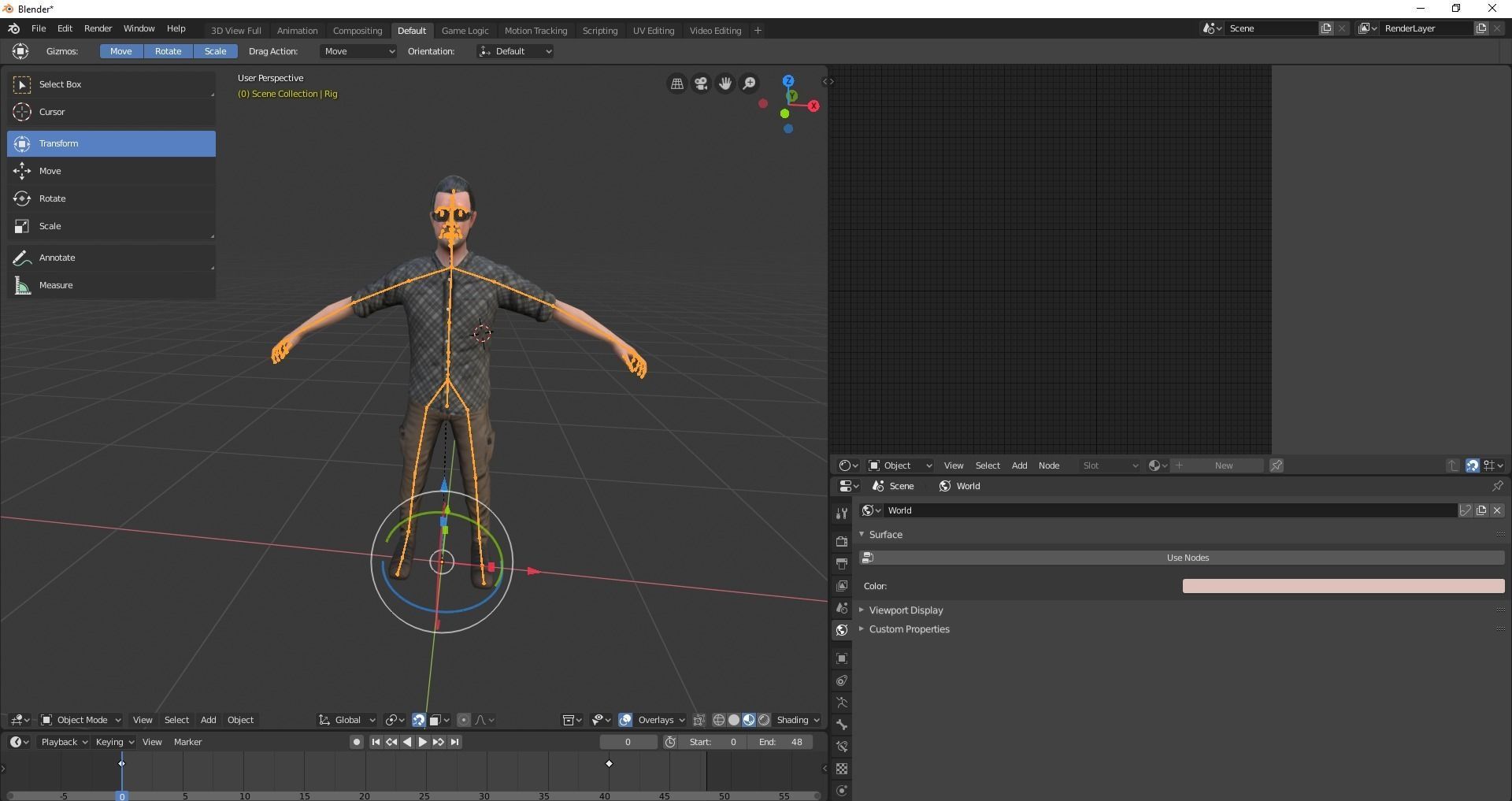 Male Character Animated Low-poly 3D model_60