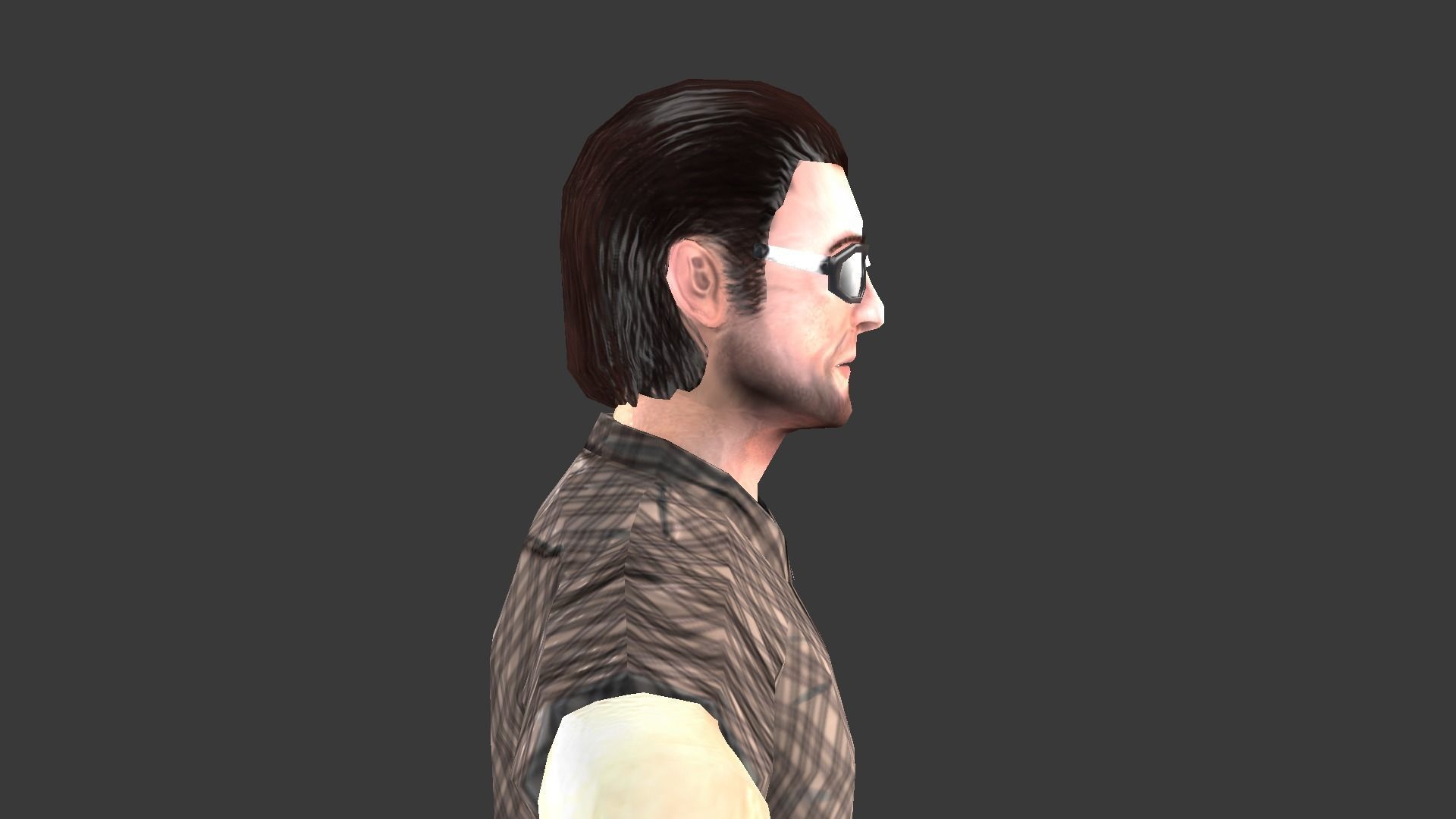 Male Character Animated Low-poly 3D model_50