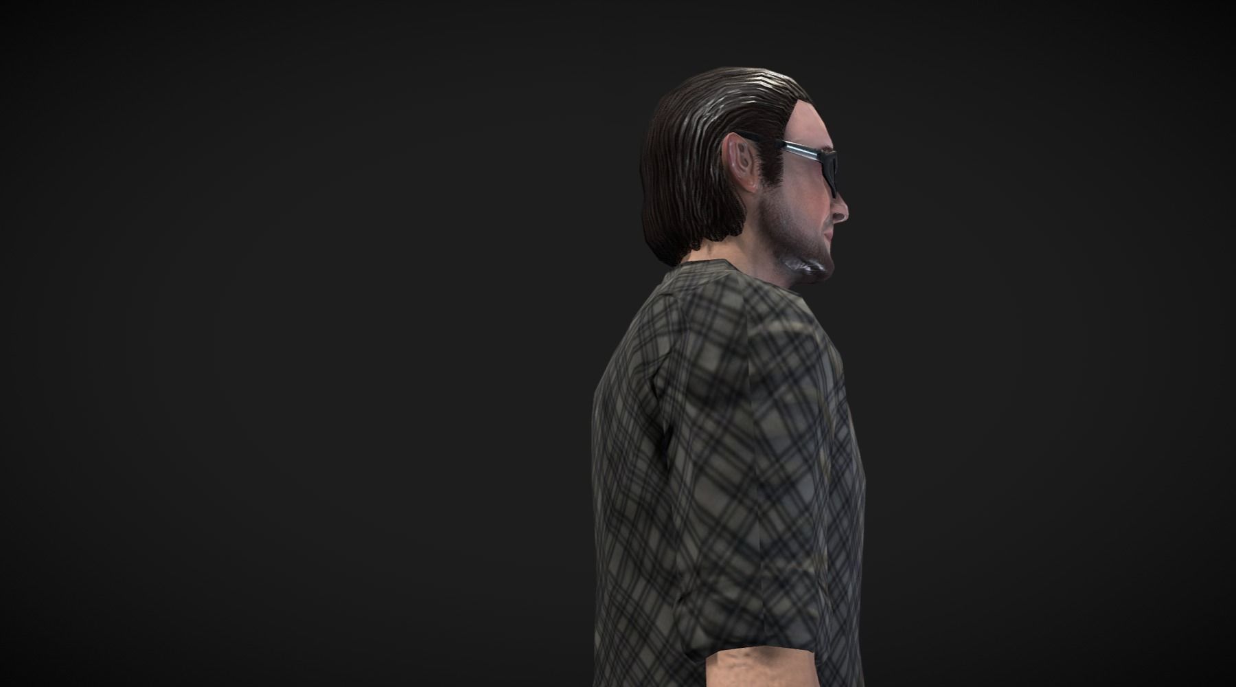 Male Character Animated Low-poly 3D model_21