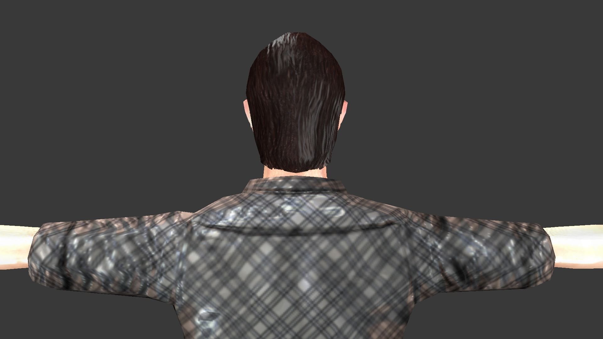 Male Character Animated Low-poly 3D model_48