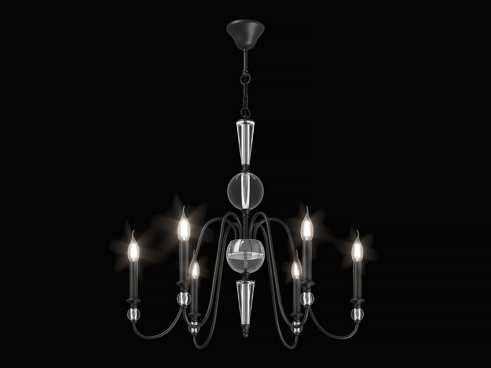 732067 Ragno Lightstar Chandelier 3D model_1