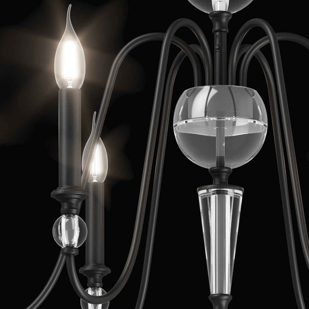 732067 Ragno Lightstar Chandelier 3D model_5