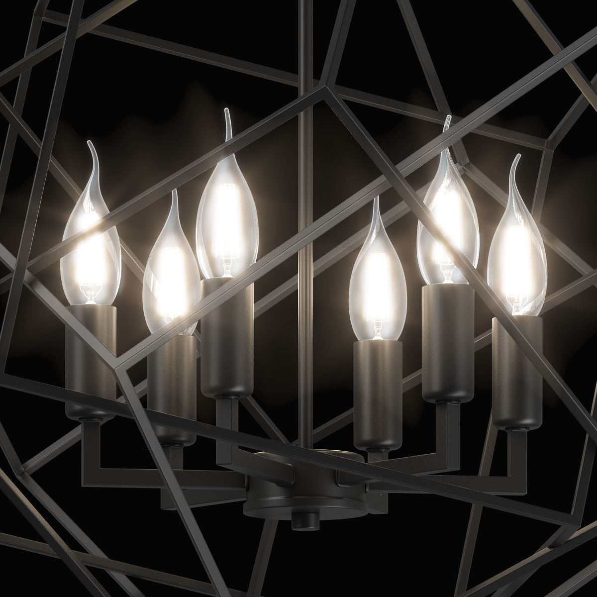 732267 Gabbia Lightstar Chandelier 3D model_5